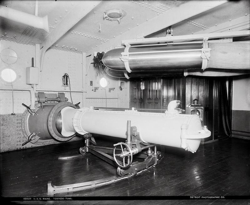 <i>U.S.S. Maine Torpedo Tube</i> image. Click for full size.