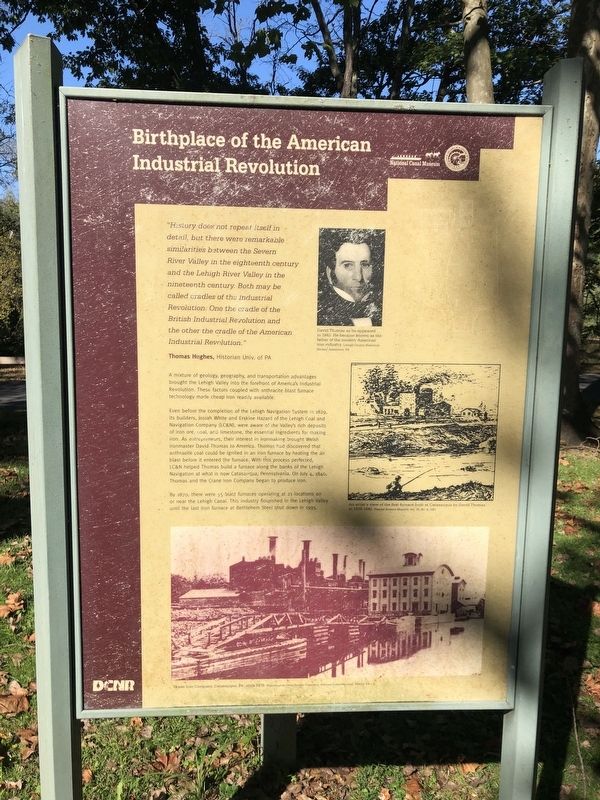 Birthplace of the American Industrial Revolution Marker image. Click for full size.