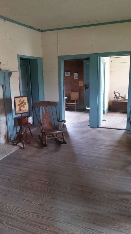 Inside view of John P. Coles Cabin image. Click for full size.