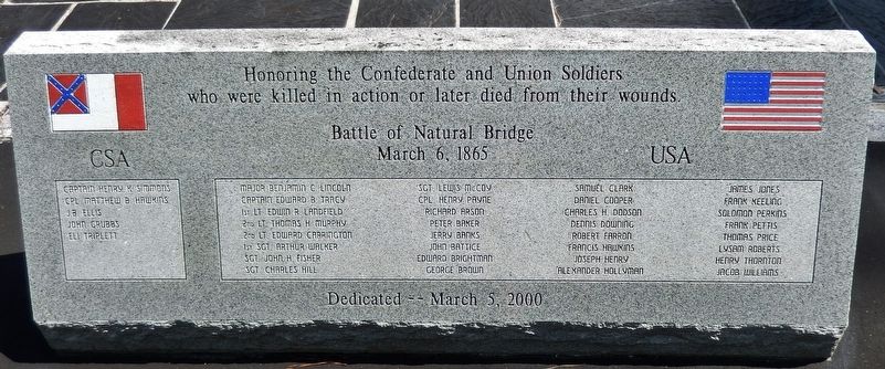 Honoring the Confederate and Union Soldiers Marker image. Click for full size.