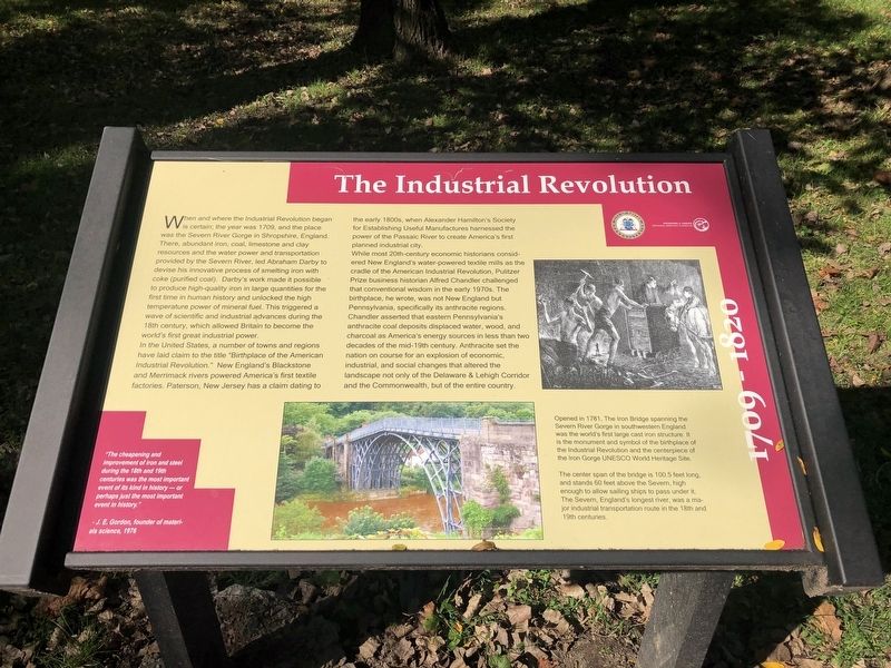 The Industrial Revolution Marker image. Click for full size.