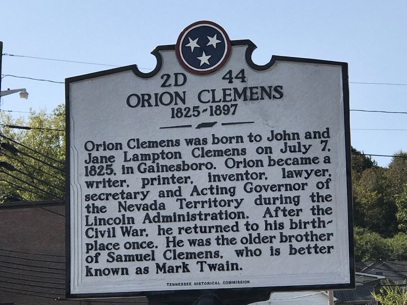Orion Clemens Marker image. Click for full size.