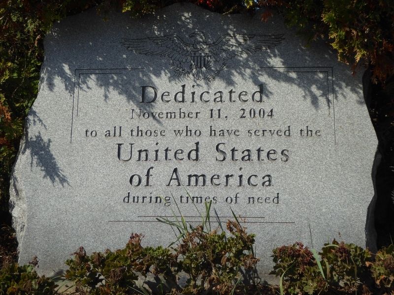 Fillmore Veterans Memorial image. Click for full size.