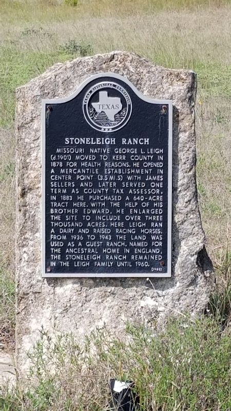 Stoneleigh Ranch Marker image. Click for full size.