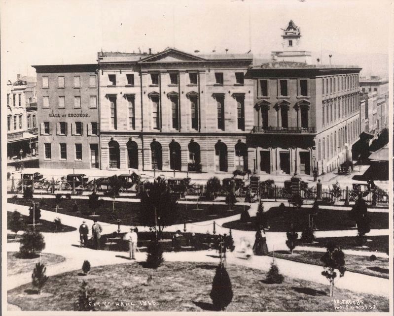 "Photograph of San Francisco City Hall, formerly Jenny Lind Theatre". Click for full size. "Photograph of San Francisco City Hall, formerly Jenny Lind Theatre" image. Click for full size.
