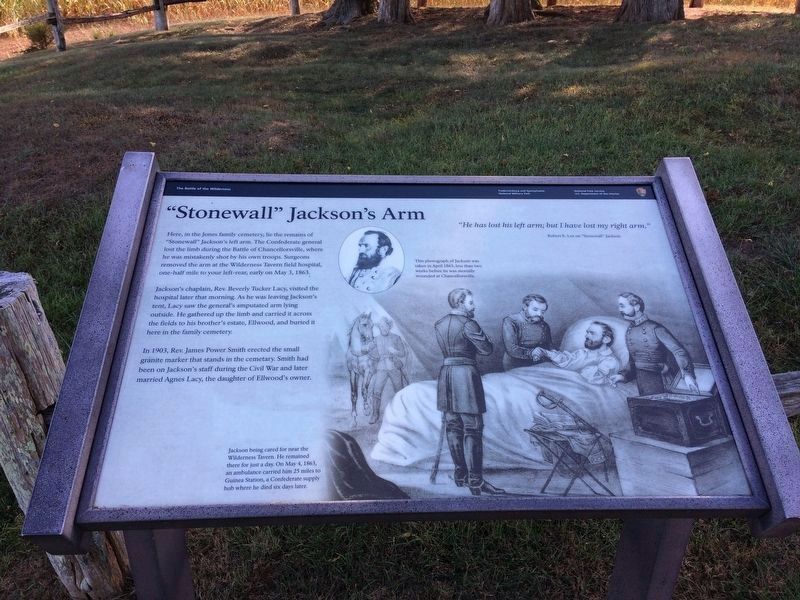 New “Stonewall” Jackson’s Arm Marker image. Click for full size.