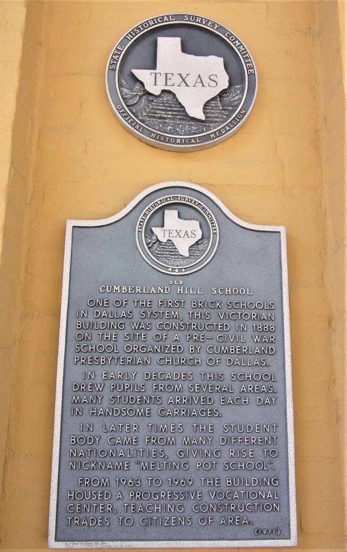 Old Cumberland Hill School Marker image. Click for full size.
