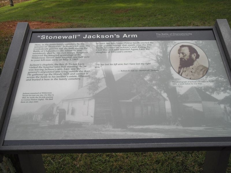 "Stonewall" Jackson’s Arm marker image. Click for full size.