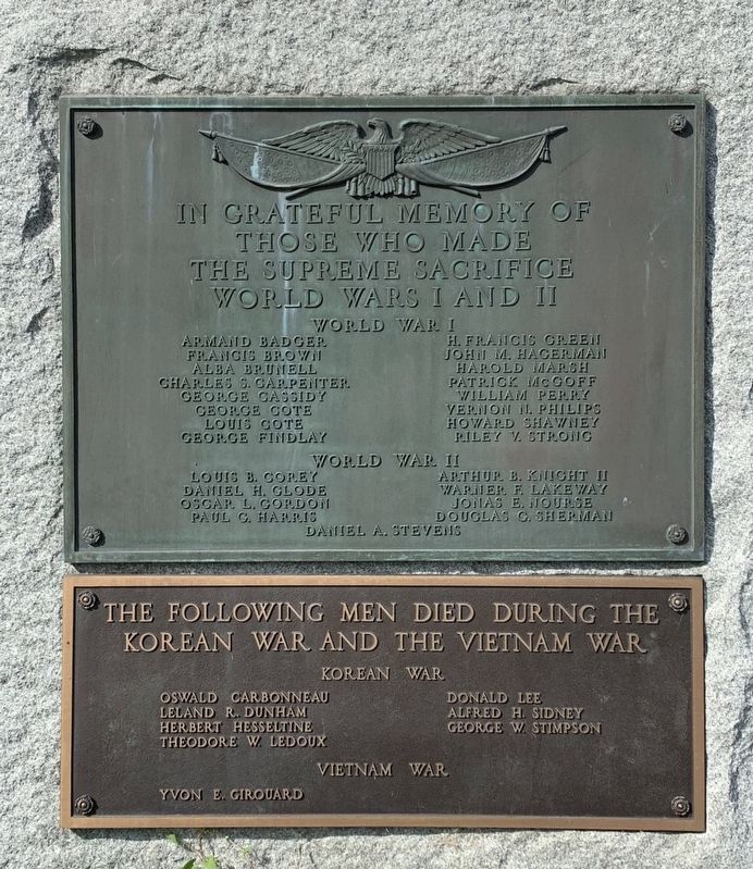 Littleton War Memorial. Click for full size. Littleton War Memorial image. Click for full size.