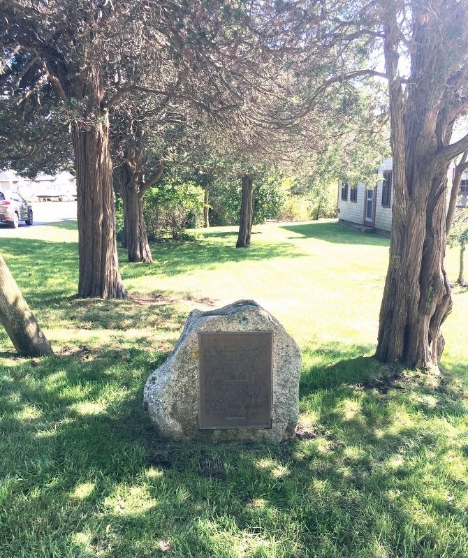 Site of First Settlers Home Marker image. Click for full size.