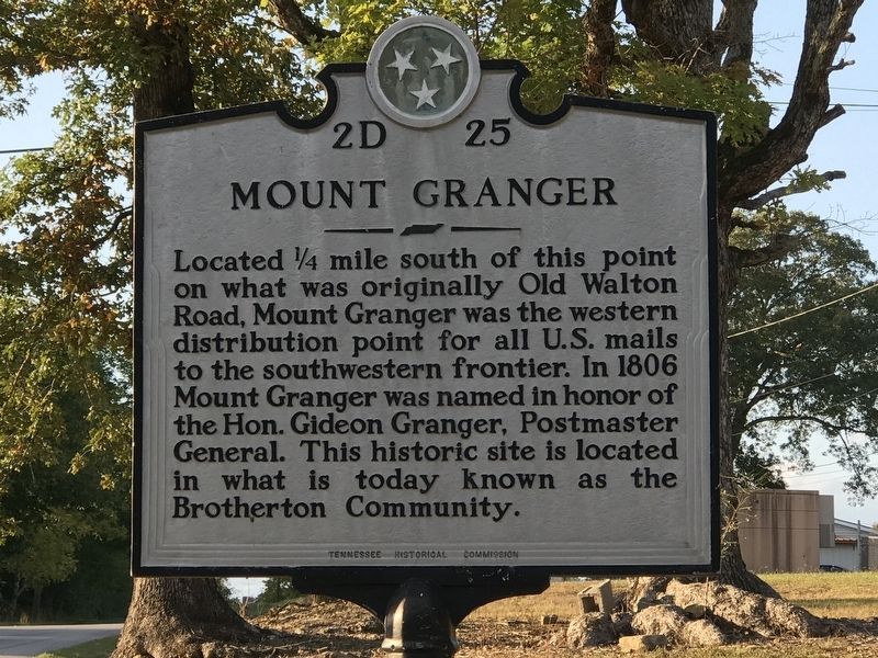 Mount Granger Marker image. Click for full size.