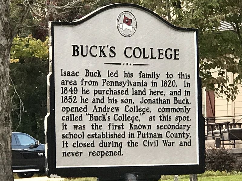 Buck's College Marker image. Click for full size.
