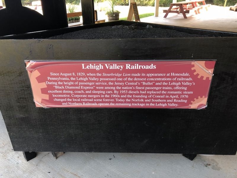 Lehigh Valley Railroads Marker image. Click for full size.