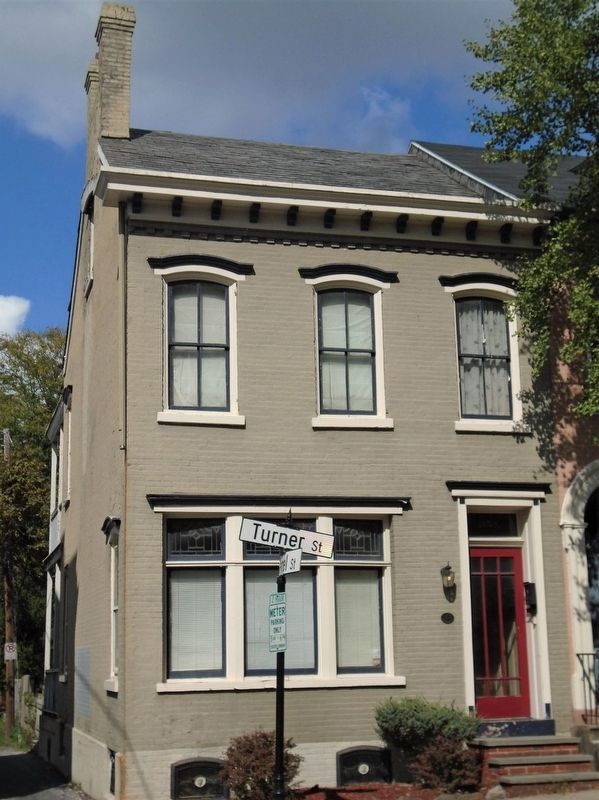953 West Turner Street and Marker image. Click for full size.