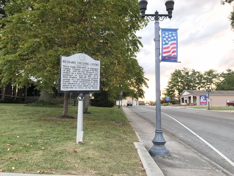 Richard Fielding Cooke Marker. Click for full size. Richard Fielding Cooke Marker image. Click for full size.