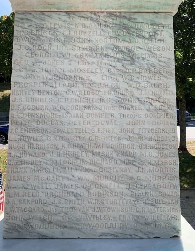 Northfield Civil War Memorial - North Face image. Click for full size.