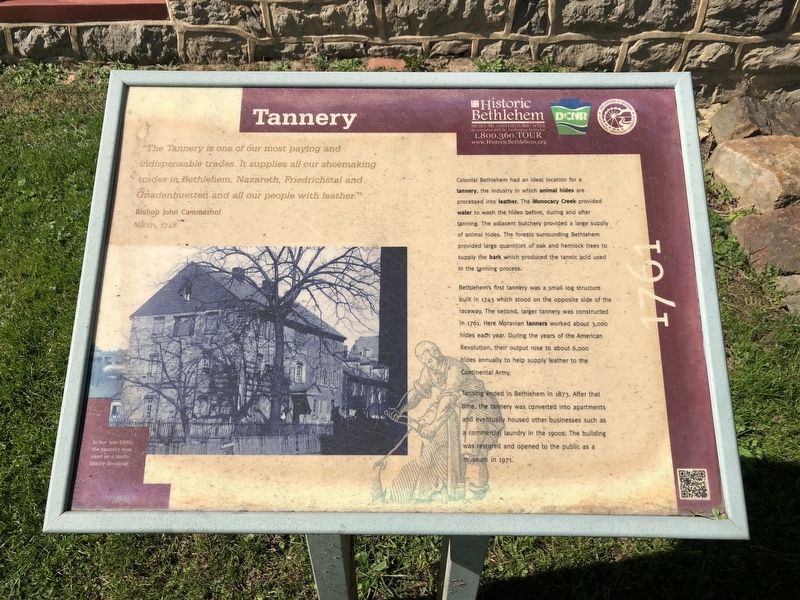 Tannery Marker image. Click for full size.