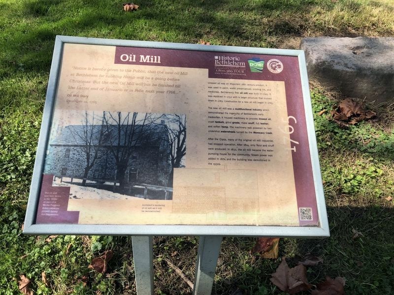 Oil Mill Marker image. Click for full size.