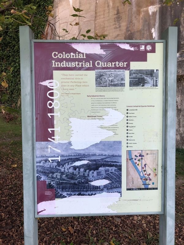 Colonial Industrial Quarter Marker image. Click for full size.