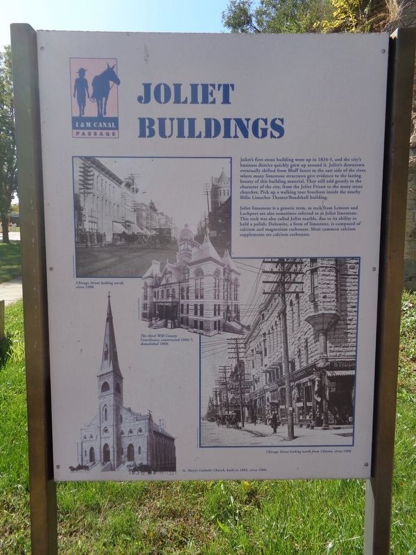 Joliet Buildings Marker image. Click for full size.