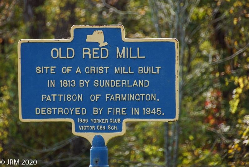 Old Red Mill Marker image. Click for full size.