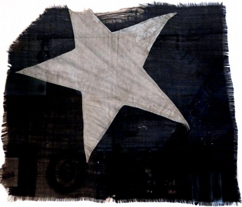 Star from Marshall House Flag<br>Fort Ward Museum image. Click for full size.