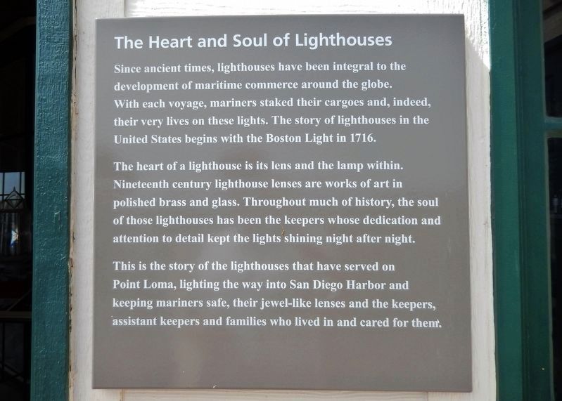The Heart and Soul of Lighthouses Marker image. Click for full size.