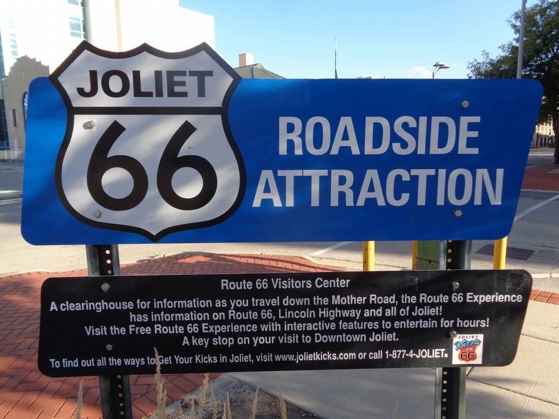 Route 66 Visitors Center Marker image. Click for full size.