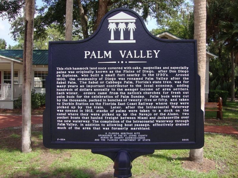 Palm Valley Marker image. Click for full size.