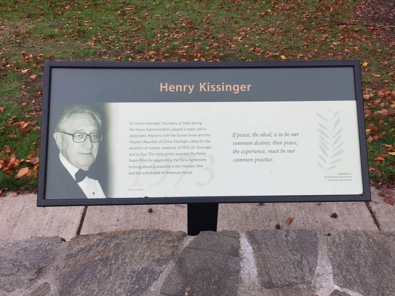Henry Kissinger (1973) Marker image. Click for full size.
