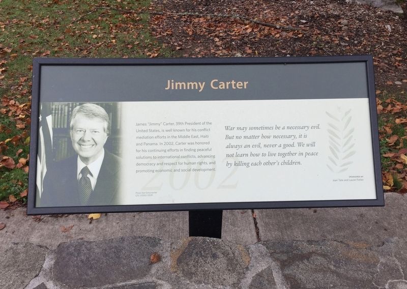 Jimmy Carter (2002) Marker image. Click for full size.