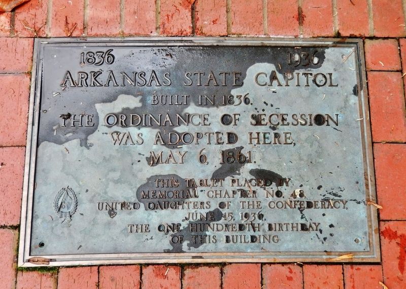 Arkansas State Capitol Marker image. Click for full size.