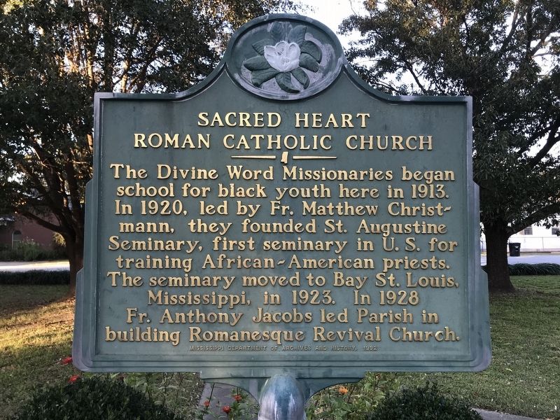 Sacred Heart Roman Catholic Church Marker image. Click for full size.
