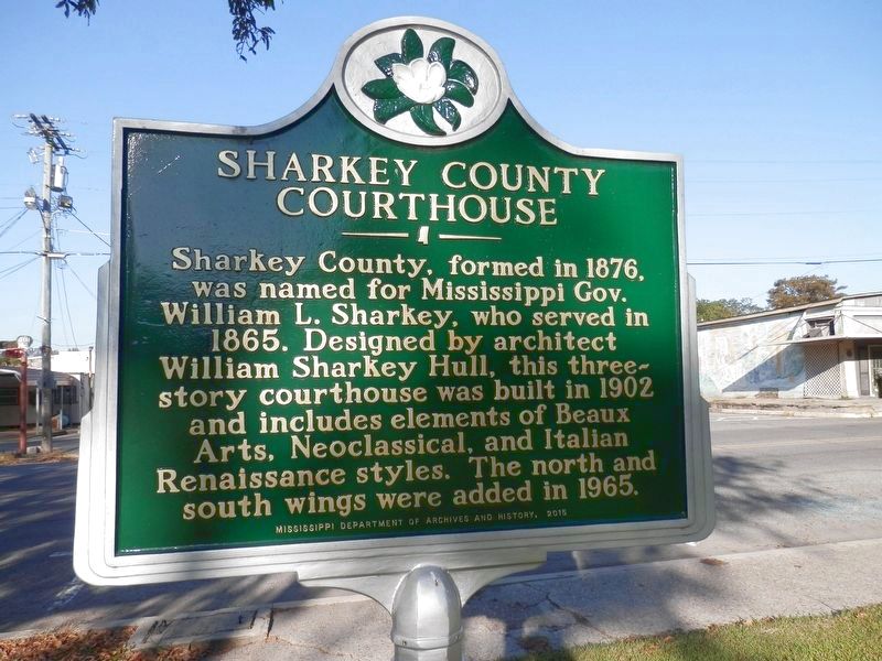 Sharkey County Courthouse Marker image. Click for full size.