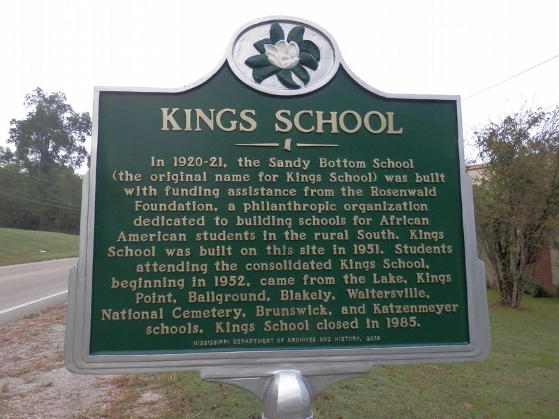 Kings School Marker image. Click for full size.