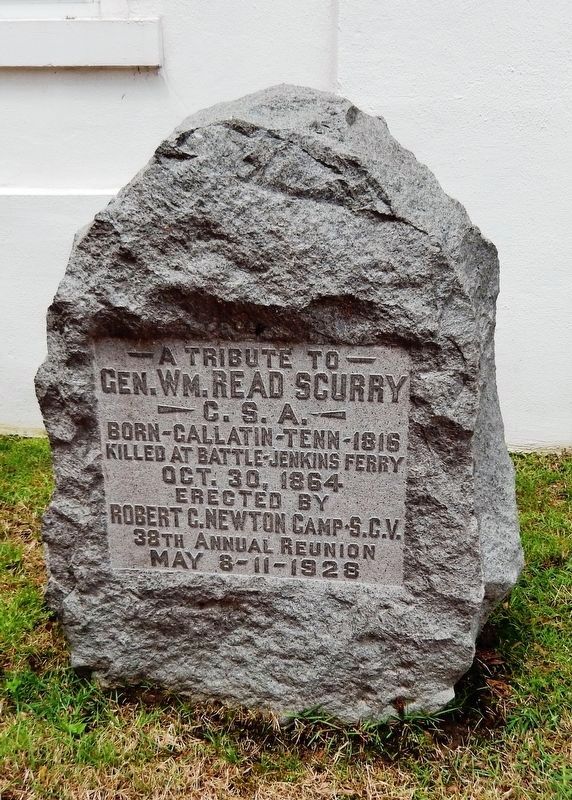A Tribute to Gen. Wm. Read Scurry Marker image. Click for full size.