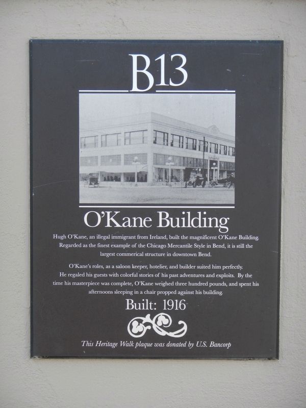 O'Kane Building Marker image. Click for full size.