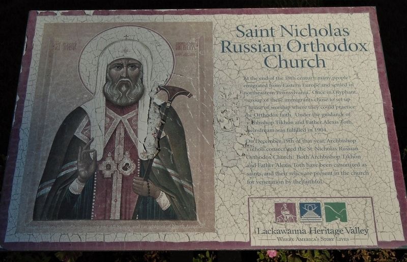 Saint Nicholas Russian Orthodox Church Marker image. Click for full size.