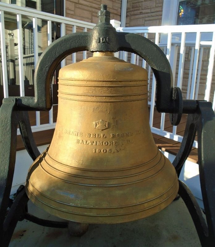 Saint Nicholas Russian Orthodox Church Bell image. Click for full size.