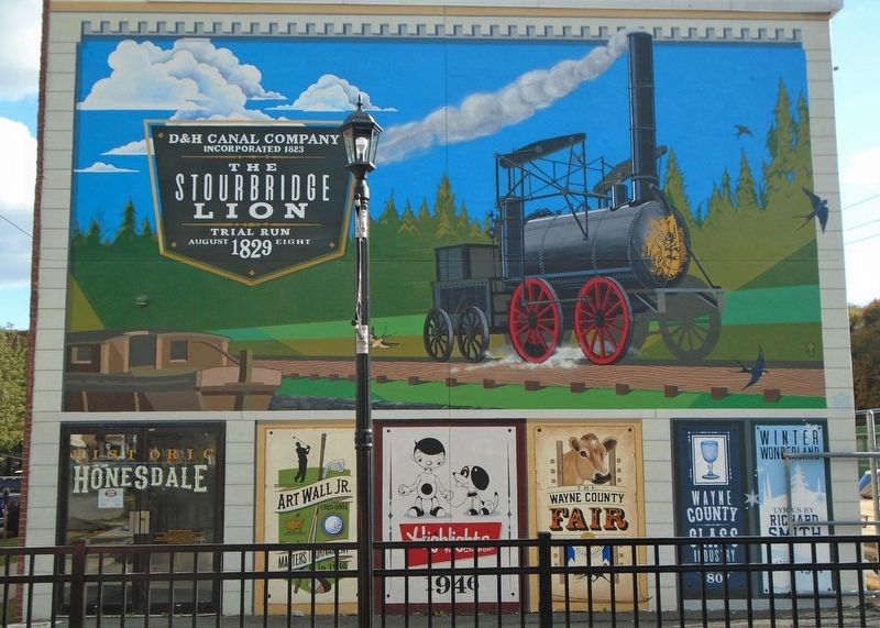 Historic Honesdale Mural image. Click for full size.
