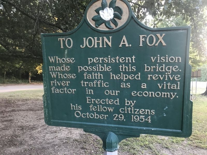 To John A. Fox Marker image. Click for full size.