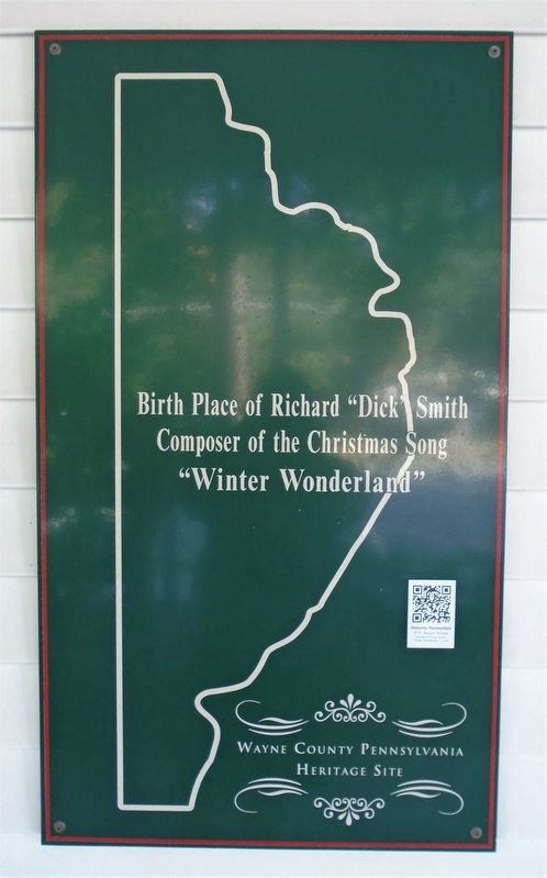 Birth Place of Richard "Dick" Smith Marker image. Click for full size.