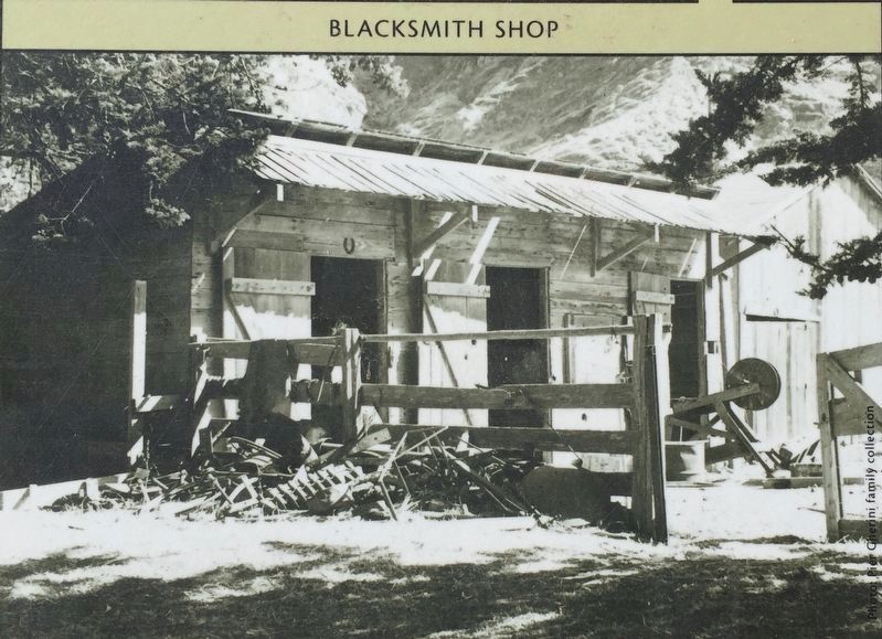 Marker inset: Blacksmith Shop image. Click for full size.