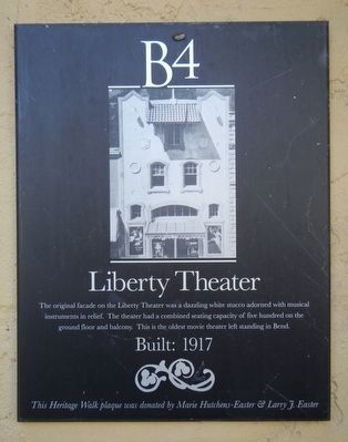 Liberty Theater Marker image. Click for full size.