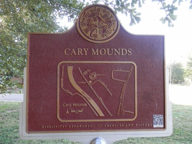 Cary Mounds Marker image. Click for full size.