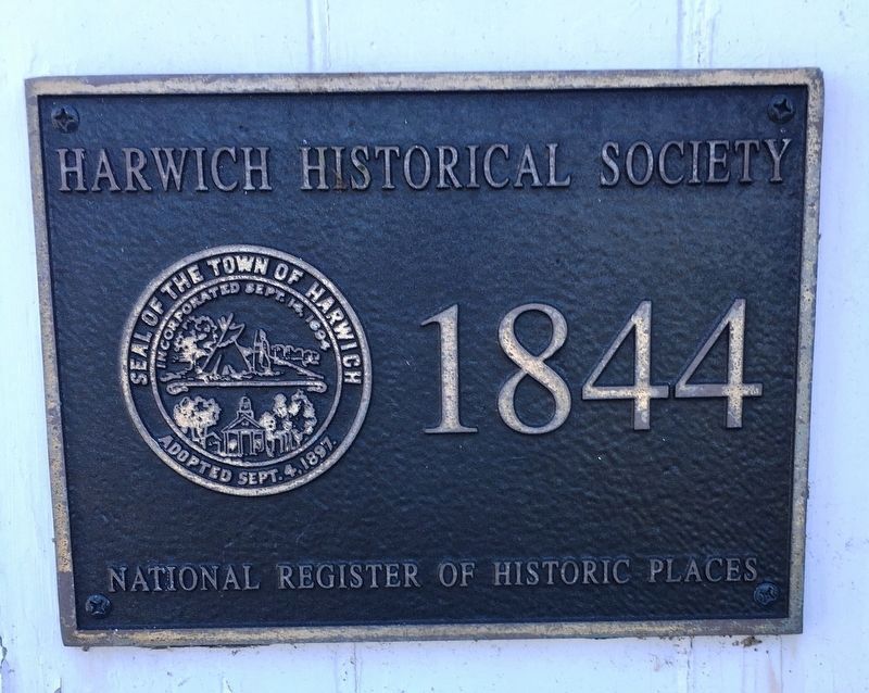 Harwich Historical Society Marker. Click for full size. Harwich Historical Society Marker image. Click for full size.