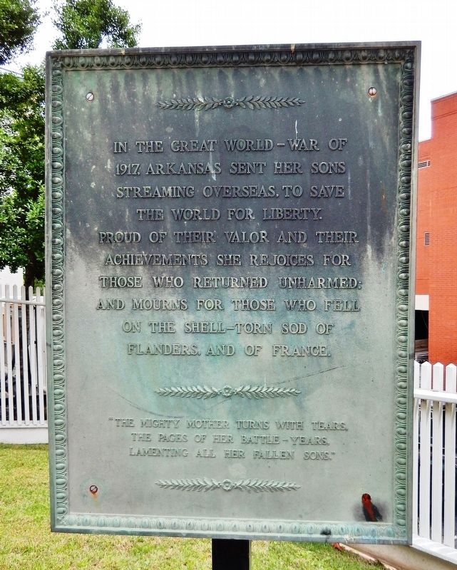World War I Memorial image. Click for full size.