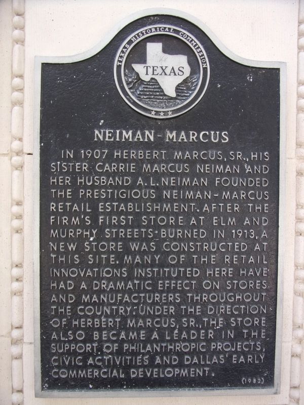 Neiman-Marcus Marker image. Click for full size.