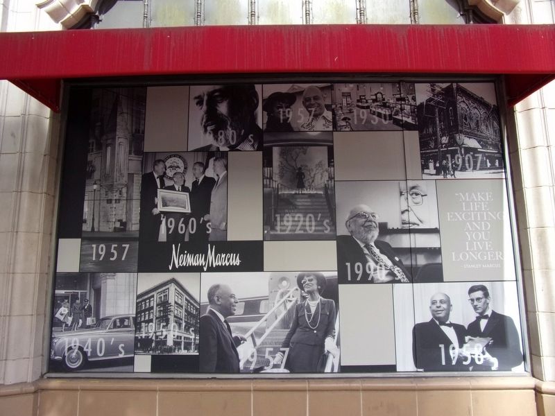 Neiman-Marcus historical sign image. Click for full size.