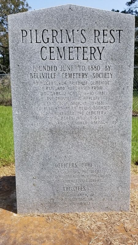 Pilgrim's Rest Cemetery Marker image. Click for full size.